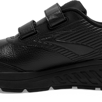 Inside view Women's Brooks Footwear style name Addiction Walker V-Strap 2 Medium in color Black. Sku: 1120309-1B072